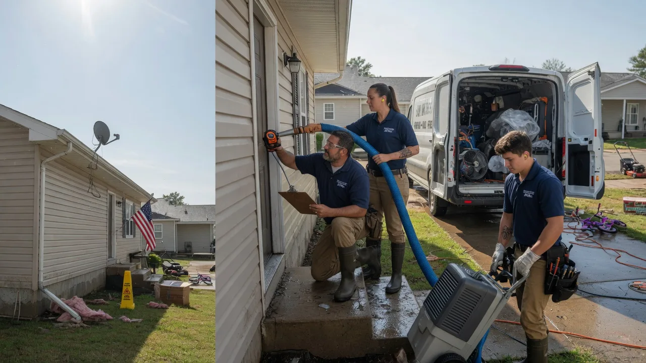 Ceiling Water Damage Restoration in Yorkville, IL near me